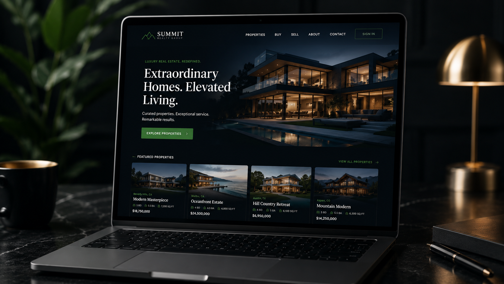 Summit · Landing de Ventas